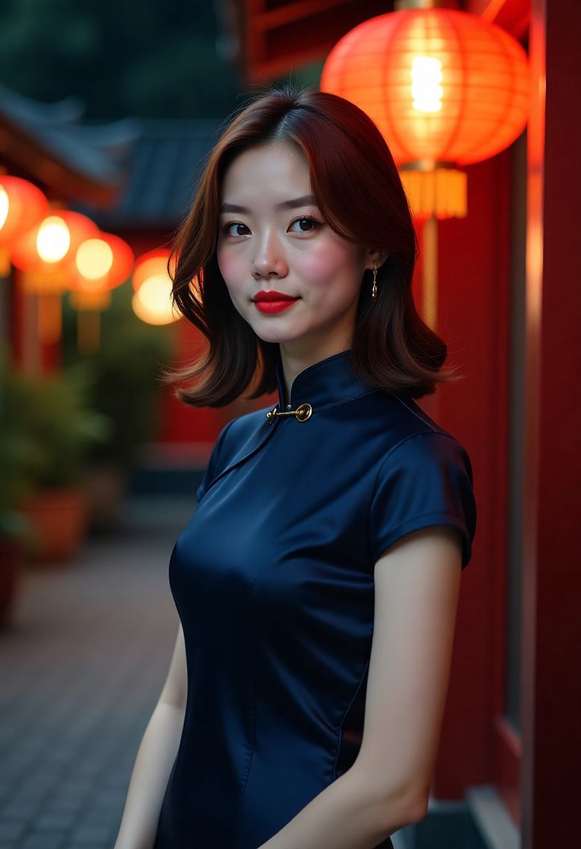 秋日午后街角的人像摄影视频封面